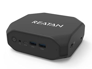 معالج Reatan Mini PC Ryzen 7 5800U AMD (حتى 4.4 جيجاهرتز) ، ذاكرة وصول عشوائي DDR4 32 جيجابايت 1 تيرابايت NVMe M.2 SSD ، WiFi 6E BT 5.2 ، شاشة ثلاثية 4K @ 60 هرتز ، Windows 11 Pro Mini Computer ， Gigabit Ethernet ، USB 3.1 ، HTPC ، الألعاب