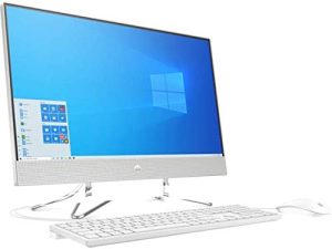 HP Pavilion 27 Touch Desktop 1TB SSD 32GB RAM Exreme (معالج AMD Ryzen مع أربعة أنوية و Max Boost 3.70 جيجا هرتز ، 32 جيجا بايت رام ، 1 تيرابايت SSD ، 27 بوصة FullHD IPS شاشة تعمل باللمس ، ويندوز 10) كمبيوتر الكل في واحد