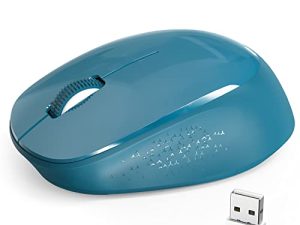 ماوس تروكي لاسلكي E702 2.4 جيجا هرتز ماوس كمبيوتر محمول مع مستقبل USB ، فأرة صامتة مريحة لأجهزة الكمبيوتر المحمول ، Chromebook ، الكمبيوتر الشخصي ، الكمبيوتر المحمول ، سطح المكتب ، Windows ، Mac