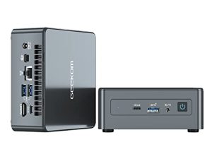 كمبيوتر سطح المكتب الصغير من GEEKOM ، كمبيوتر صغير مع i5-1155G7 (حتى 4.5 جيجاهرتز) ، كمبيوتر صغير مزدوج DDR4 512G SSD Windows 11 Pro