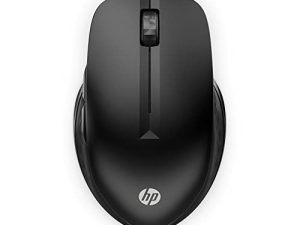 ماوس لاسلكي متعدد الأجهزة HP 430 - أسود - مستقبل USB لاسلكي Bluetooth 5.2 و 2.4 جيجا هرتز ، مستشعر أزرق يصل إلى 4000 نقطة في البوصة ، أزرار قابلة للتخصيص ، بطارية لمدة عامين ، كمبيوتر شخصي ، كمبيوتر محمول ، Mac ، Chromebook (3B4Q2AA # ABL)