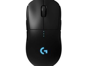 ماوس الألعاب اللاسلكي Logitech G PRO ، مستشعر Hero 16K ، 16000 نقطة في البوصة ، RGB ، خفيف الوزن للغاية ، 4 إلى 8 أزرار قابلة للبرمجة ، عمر بطارية طويل ، ذاكرة داخلية ، مُصمم لـ Esport ، PC / Mac - أسود