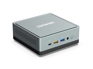 COOFUN Mini PC UM350 AMD Ryzen 5 3550H كمبيوتر صغير DDR4 16 جيجابايت من ذاكرة الوصول العشوائي 256 جيجابايت PCle SSD ورسومات Radeon Vega وواي فاي ثنائي النطاق HDMI / DisplayPort / USB-C و 2.5G RJ45 LAN و 4 منافذ USB 3.0