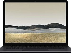 مايكروسوفت سيرفيس لابتوب 3 13.5 بوصة تعمل باللمس 256 جيجابايت SSD i5 8 جيجابايت مع Windows 10 Pro (واي فاي ، 1.2 جيجاهرتز رباعي النواة i5) أسود (معدني) PKU-00022