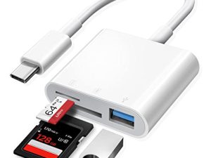 قارئ بطاقة USB C SD ، Oyuiasle USBC إلى قارئ بطاقة SD لأجهزة iPad / Mac ، وكاميرا Trail Camera USB-C SD Card Reader Viewer لـ iMac ، و iPad Pro / Air / Mini ، و MacBook Pro / Air ، و Galaxy ، و MicroSD / SD ، والمزيد