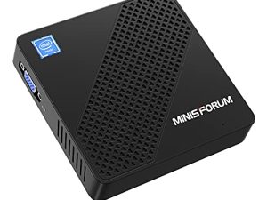 كمبيوتر صغير KODLIX ، معالج سيليرون N3350 ثنائي النواة ، 4 جيجابايت LPDDR4 64 جيجابايت eMMC ، كمبيوتر سطح مكتب صغير بدون مروحة يدعم 4K HD / HDMI + منفذ VGA / شبكة WiFi مزدوجة / جيجابت إيثرنت / BT 4.2