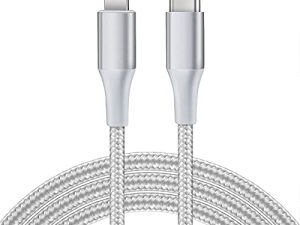 Suswillhit USB C to Lightning Cable 3ft iPhone Charger Apple MFi Certified Nylon Braided Fast Charging Sync Cord for iPhone 13/12 Pro Max / 12/11 Pro / X / XS / XR / 8 Plus / AirPods Pro / iPad 8th 2020