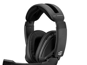 سماعة رأس للألعاب EPOS I Sennheiser GSP 302 مزودة بميكروفون لإلغاء الضوضاء ، وقلب إلى كتم الصوت ، وسادات أذن مريحة من إسفنج الذاكرة ، وسماعات للكمبيوتر الشخصي ، و Mac ، و Xbox One ، و PS4 ، و Nintendo Switch ، والهواتف الذكية المتوافقة.