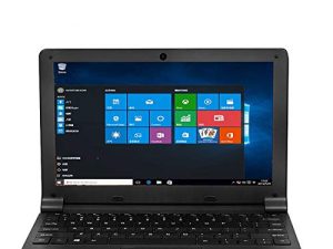 كمبيوتر محمول Tocosy 10.1 بوصة رباعي النواة Windows 10 HD رسومات كمبيوتر رفيع للغاية ، ذاكرة وصول عشوائي 2 جيجا بايت تخزين 32 جيجا بايت 1.92 جيجا هرتز USB 2.0 WiFi Bluetooth HDMI IPS Display Notebook (أسود)