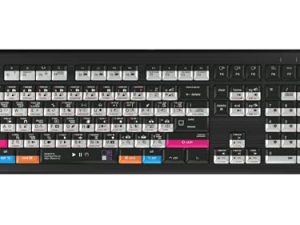لوحة Logickeyboard مصممة لـ Adobe Filmmaker - Premiere Pro / After Effects - لوحة مفاتيح بإضاءة خلفية Mac Astra 2 # LKB-AEPP-A2M-US