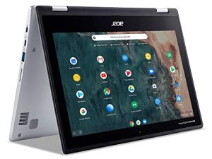 كمبيوتر محمول Acer Chromebook Spin 311 قابل للتحويل ، Intel Celeron N4020 ، شاشة لمس HD 11.6 بوصة ، 4 جيجابايت LPDDR4 ، 32 جيجابايت eMMC ، Gigabit Wi-Fi 5 ، Bluetooth 5.0 ، Google Chrome ، CP311-2H-C679