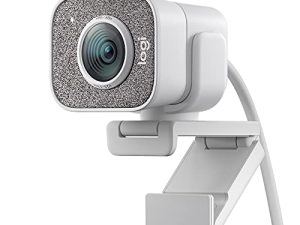 Logitech StreamCam ، كاميرا ويب للبث المباشر ، فيديو رأسي كامل 1080p HD 60 إطارًا في الثانية ، تركيز تلقائي ذكي وتعريض ، تعدد استخدامات الكاميرا المزدوجة ، مع USB-C ، لـ YouTube ، Twitch الألعاب ، PC / Mac - أبيض
