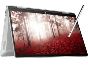 HP Newest Pavilion x360 2-in-1 14 "Touchscreen Laptop، 12th Gen Intel 10-Core i5-1235U، Intel Iris Xe Graphics، 8GB DDR4 RAM، 1024GB PCIE SSD، Fingerprint، Backlit KB، Stylus Pen، Win 11 Home، Silver
