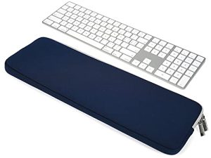 حقيبة حافظة للوحة المفاتيح لـ 2022 Mac Studio / Apple iMac 24 بوصة 2021 لوحة مفاتيح لاسلكية سحرية مع معرف اللمس ولوحة المفاتيح الرقمية A2520 / Magic Keyboard MQ052LL / A1843 ، واقي لوحة المفاتيح السحرية - أزرق كحلي