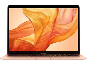 جهاز Apple MacBook Air ، منتصف عام 2019 ، مع معالج Intel Core i5 بسرعة 1.6 جيجاهرتز (13.3 بوصة ، وذاكرة وصول عشوائي 16 جيجابايت ، وذاكرة SSD بسعة 512 جيجابايت) ذهبي (مجدد)