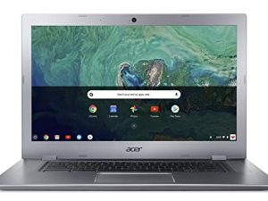 Acer Chromebook 15 CB315-1HT-C4RY ، Intel Celeron N3350 ، شاشة 15.6 بوصة عالية الدقة تعمل باللمس ، 4 جيجابايت LPDDR4 ، 32 جيجابايت eMMC ، 802.11ac WiFi ، Bluetooth 4.2 ، Google Chrome