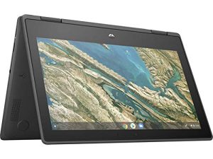 HP Chromebook X360 11.6 "Intel Celeron N4020 Dual-Core 32GB eMMC 4GB LPDDR4 Chrome OS 2-in-1 Touchscreen الكمبيوتر المحمول