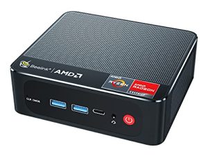 كمبيوتر سطح المكتب Beelink SER3 Mini PC AMD Ryzen 7 3750H 4C / 8T W11 Pro ، 16 جيجا بايت DDR4 RAM 500 جيجا بايت NVME SSD ، رسومات Radeon RX Vega 10 ، مخرج HDMI مزدوج 4K @ 60 هرتز ، Dual WiFi - BT ، تشغيل تلقائي